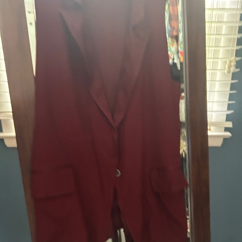 We The Free Burgundy Vest